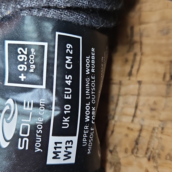 Sole x United By Blue UBB Jasper Wool Chukka Sz Mens 11 Womens 13 - Picture 6 of 8